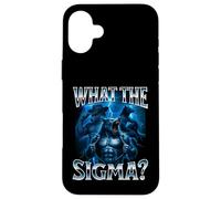 What The Sigma Male Alpha Wolf Memes Brain Rot Merch Y2K Case for iPhone 16 Plus