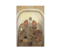 What The Water Gave Me (1938) Poster by Magdalena Carmen Frida Kahlo Y Calderón Poster Cool Artworks Painting Wall Art Canvas Prints Hanging Picture Posters 12x18inch(30x45cm)