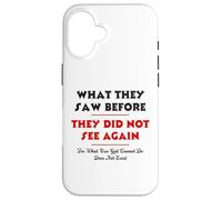 What They Saw Before They Did Not See Again -NPSSD prayers Case for iPhone 16