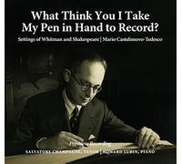 What Think You I Take My Pen in Hand to Record?