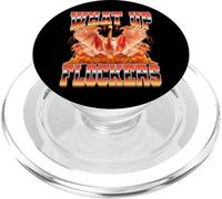 What Up Flockers Funny Flamingo Animal 90s Bootleg Style PopSockets PopGrip for MagSafe