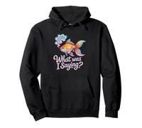 What Was I Saying Funny Forgetful Goldfish Pullover Hoodie