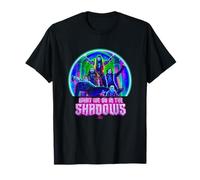What We Do In The Shadows Iconic Group Shot Neon Big Poster T-Shirt