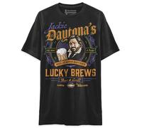 What We Do in The Shadows Jackie Daytona Regular Human Bartender Lucky Brews Bar Shirt Retro Vintage Unisex Classic T-Shirt, Soft Premium Tee - Black, XL