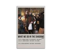 What We Do in The Shadows Movie Canvas Poster Room Decor Aesthetic Poster Artistic Poster for Bedroom Living Room Walls 08x12inch(20x30cm) Unframe-Style