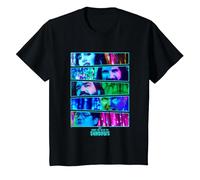 What We Do in The Shadows Vampires Neon Big Chest Panels T-Shirt, Youth, Black, 3T