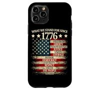 What we stand for since 1776 4th of July Freedom USA Flag Case for iPhone 11 Pro