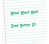 What Went Well: / Even Better If: Self-Inking Teacher Stamp Teacher Self-Inking School Assessment Stamp. Green Ink*