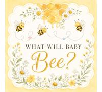 What Will Baby Bee Gender Reveal Guest Book: Guestbook Keepsake with Wishes & Advice + Gift Log | Bee Theme Gender Reveal Party | Honey Design | Yellow and White