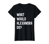 What Would Alexandra Do? Value Graphic T-Shirt, Women, Black, L