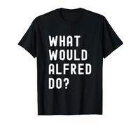 What Would Alfred Do? Value Graphic T-Shirt, Men, Black, L