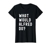 What Would Alfred Do? Value Graphic T-Shirt, Women, Black, S