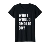 What Would Amalia Do? Value Graphic T-Shirt, Women, Black, M