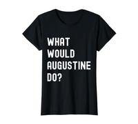 What Would Augustine Do? Value Graphic T-Shirt, Women, Black, XL