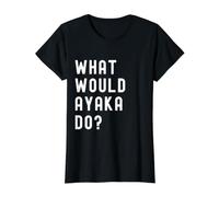 What Would Ayaka Do? Value Graphic T-Shirt, Women, Black, S
