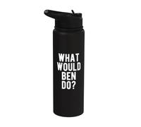 What Would Ben Do Funny Quote Retro Ben Name Stainless Steel Insulated Water Bottle