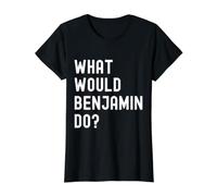 What Would Benjamin Do? Value Graphic T-Shirt, Women, Black, XS