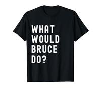 What Would Bruce Do? Value Graphic T-Shirt, Men, Black, L