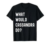 What Would Cassandra Do? Value Graphic T-Shirt, Men, Black, L