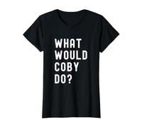 What Would Coby Do? Value Graphic T-Shirt, Women, Black, M