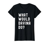 What Would Davina Do? Value Graphic T-Shirt, Women, Black, L