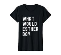 What Would Esther Do? Value Graphic T-Shirt, Women, Black, XL