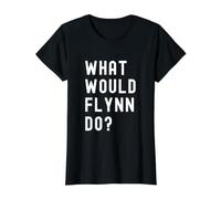 What Would Flynn Do? Value Graphic T-Shirt, Women, Black, XL