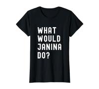 What Would Janina Do? Value Graphic T-Shirt, Women, Black, XS