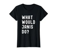 What Would Janis Do? Value Graphic T-Shirt, Women, Black, S