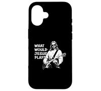What Would Jesus Play? Funny Jesus Meme Playing Guitar Case for iPhone 16