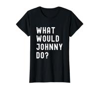 What Would Johnny Do? Value Graphic T-Shirt, Women, Black, L