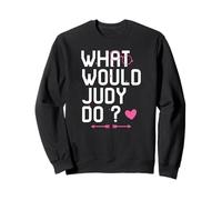 What Would Judy Do? Cute Woman Myth Personalized Christmas Sweatshirt