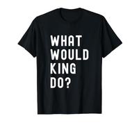 What Would King Do? Value Graphic T-Shirt, Men, Black, S