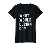 What Would Lucian Do? Value Graphic T-Shirt, Women, Black, S