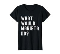 What Would Marieta Do? Value Graphic T-Shirt, Women, Black, S