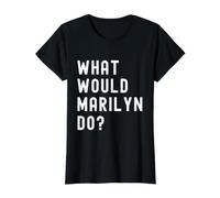 What Would Marilyn Do? Value Graphic T-Shirt, Women, Black, M