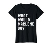 What Would Marlene Do? Value Graphic T-Shirt, Women, Black, L