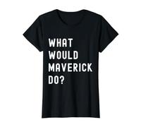 What Would Maverick Do? Value Graphic T-Shirt, Women, Black, L