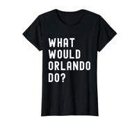 What Would Orlando Do? Value Graphic T-Shirt, Women, Black, L