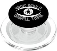What Would Orwell Think With Big Eye PopSockets PopGrip for MagSafe