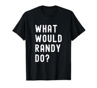 What Would Randy Do? Value Graphic T-Shirt, Men, Black, XL