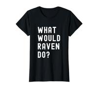 What Would Raven Do? Value Graphic T-Shirt, Women, Black, S