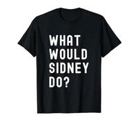 What Would Sidney Do? Value Graphic T-Shirt, Men, Black, XL