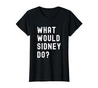 What Would Sidney Do? Value Graphic T-Shirt, Women, Black, S