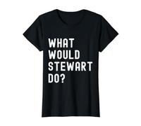What Would Stewart Do? Value Graphic T-Shirt, Women, Black, XL