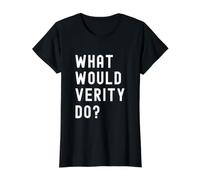 What Would Verity Do? Value Graphic T-Shirt, Women, Black, XS