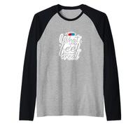 What You Feel Becomes Real Quote Raglan Baseball Tee
