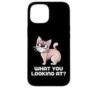 What You Looking At Funny Cat Collection Case for iPhone 15