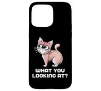 What You Looking At Funny Cat Collection Case for iPhone 15 Pro Max