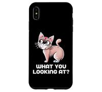What You Looking At Funny Cat Collection Case for iPhone XS Max